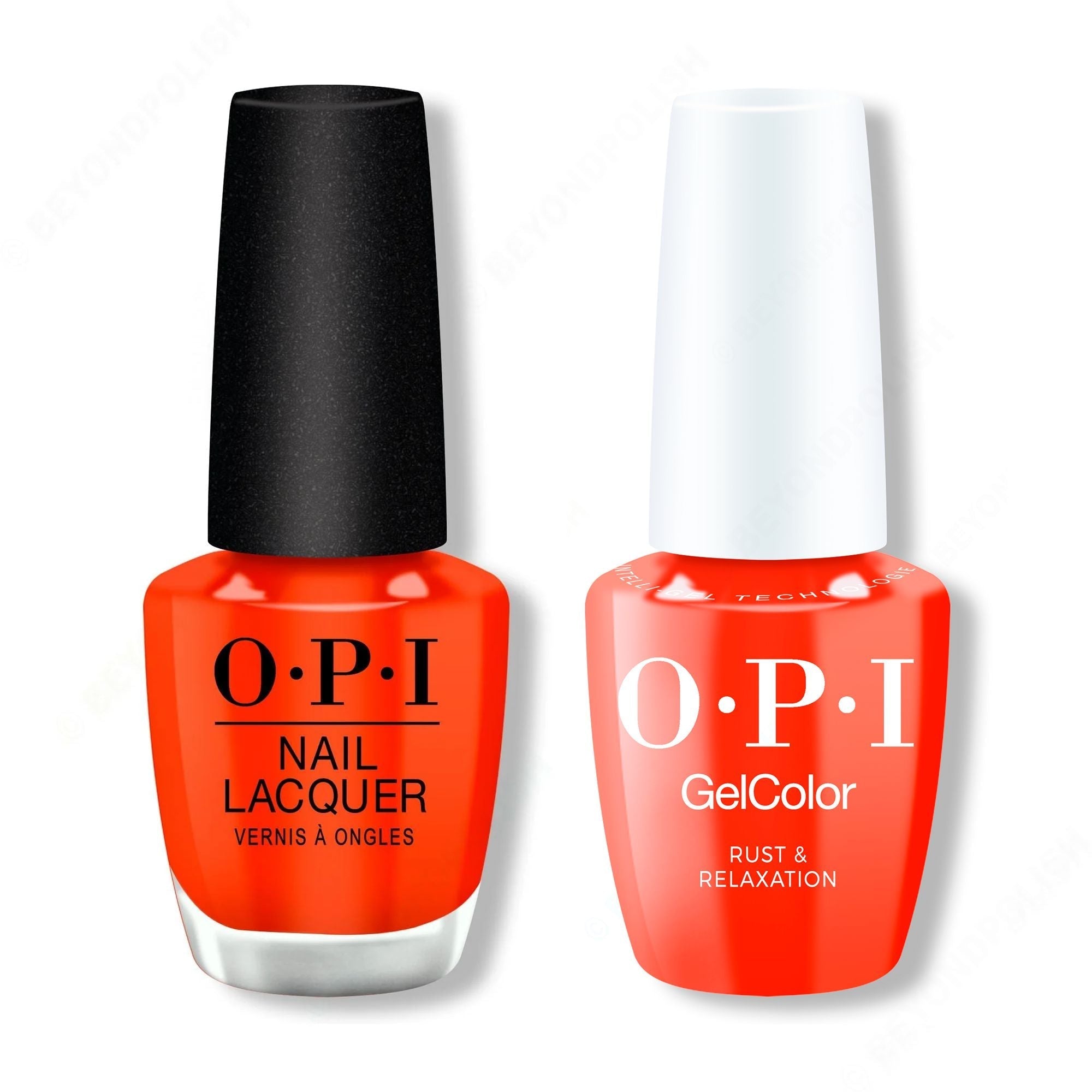 OPI - Intelli-Gel & Lacquer Duo - Rust & Relaxation Vegan, HEMA-free and TPO-free