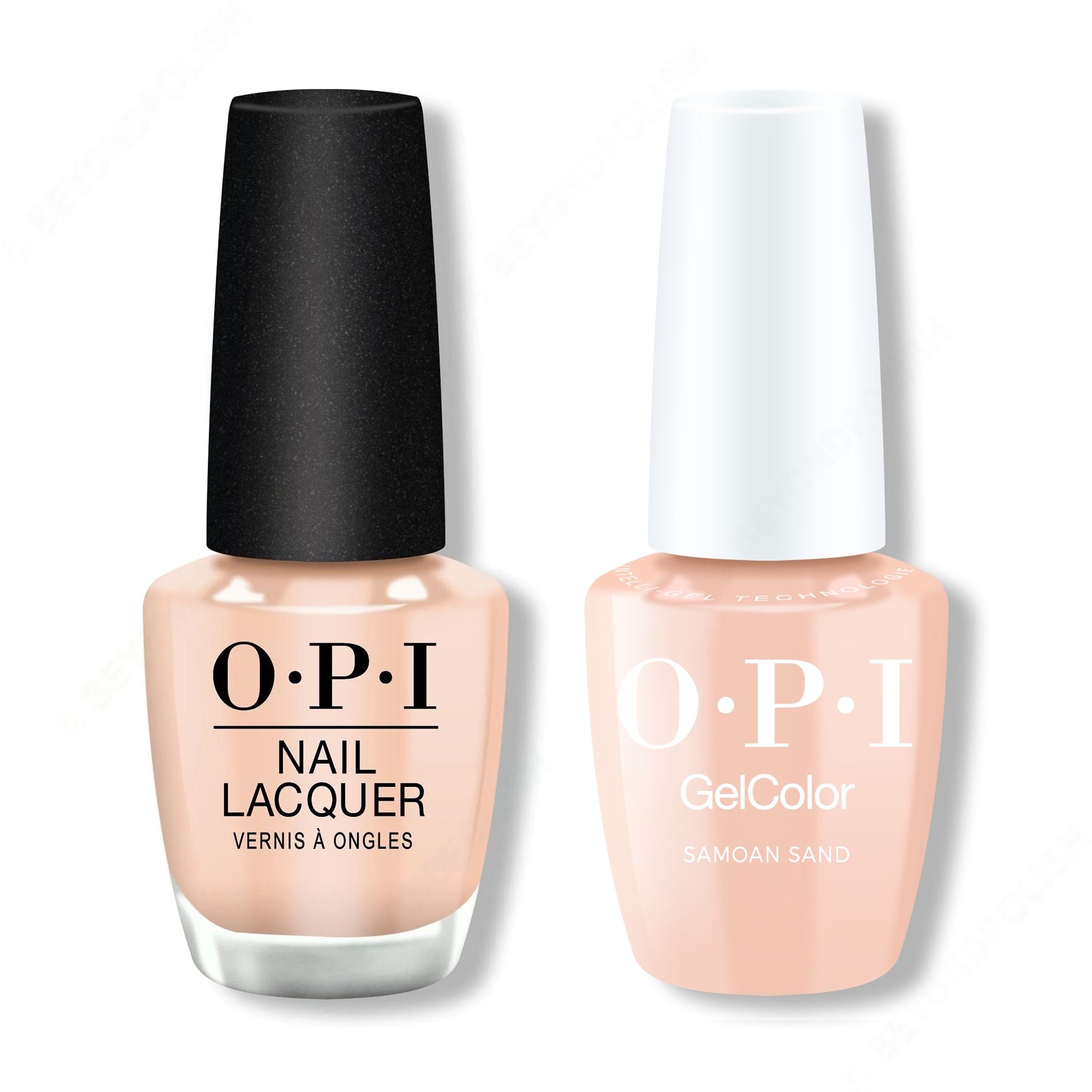 OPI - Intelli-Gel & Lacquer Duo - Samoan Sand Vegan, HEMA-free and TPO-free