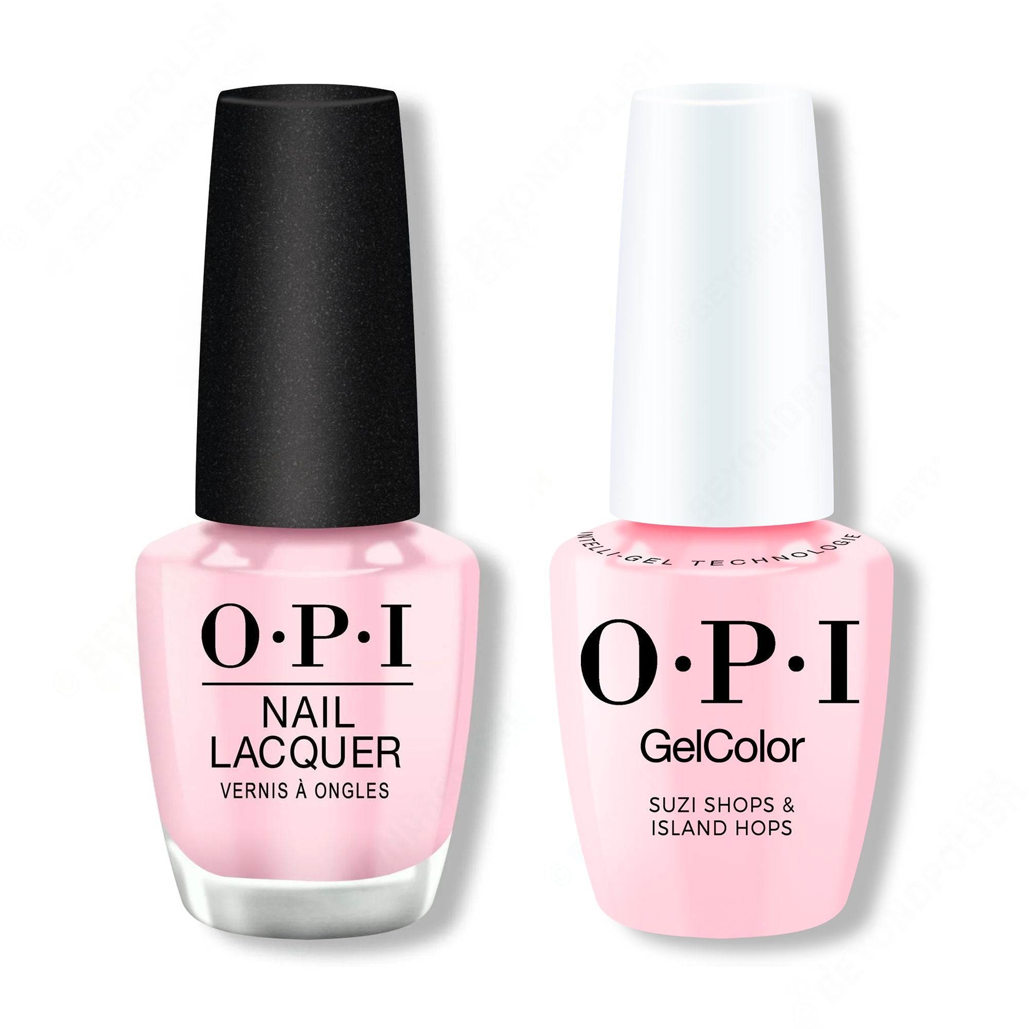 OPI - Intelli-Gel & Lacquer Duo - Suzi Shops & Island Hops Vegan, HEMA-free and TPO-free