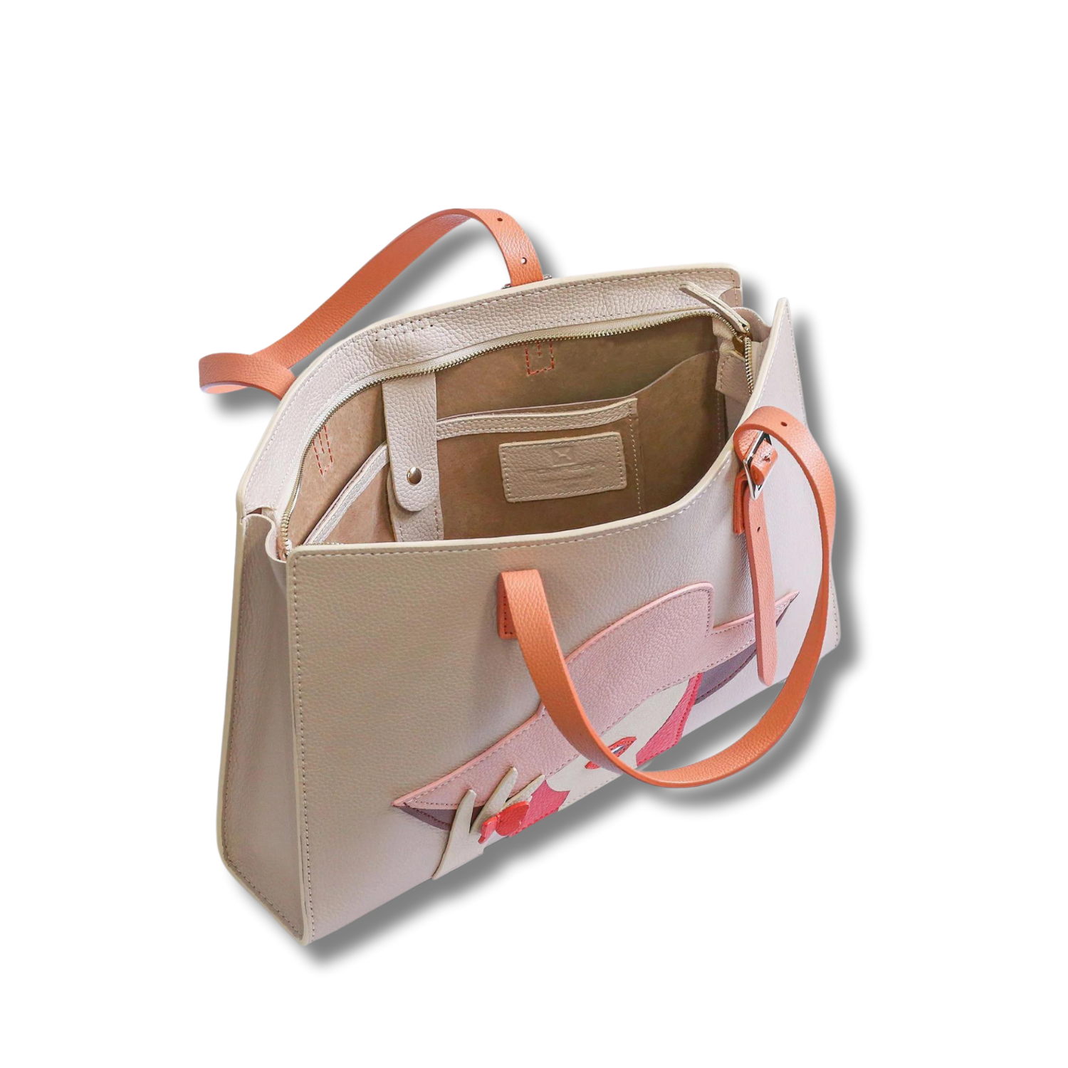 Office Tote Hand Bag with Zipper Closure Adjustable Strap Custom Color