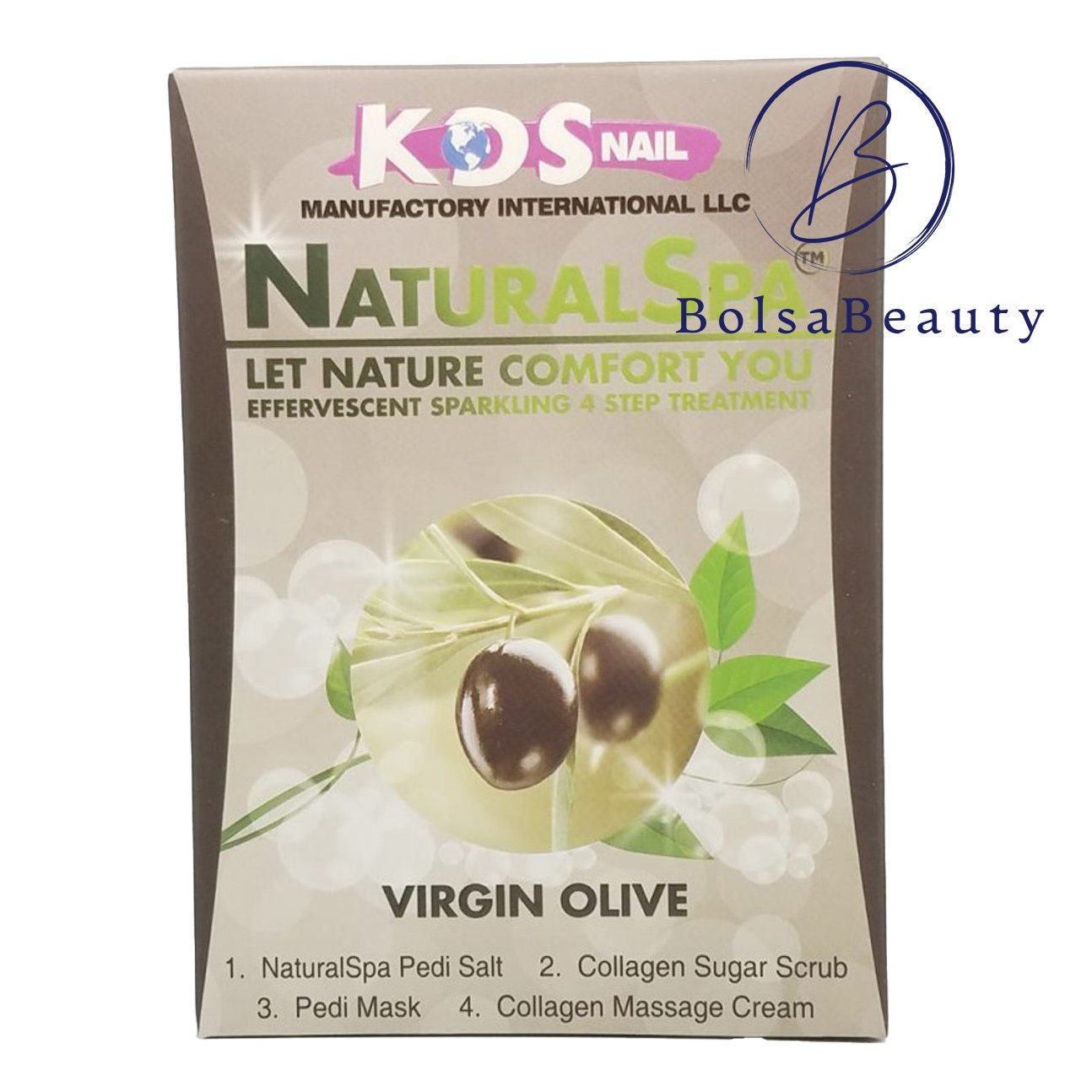 KDS - Pedicure Deluxe  4in1 (Case 88 Boxes) - Virgin Olive