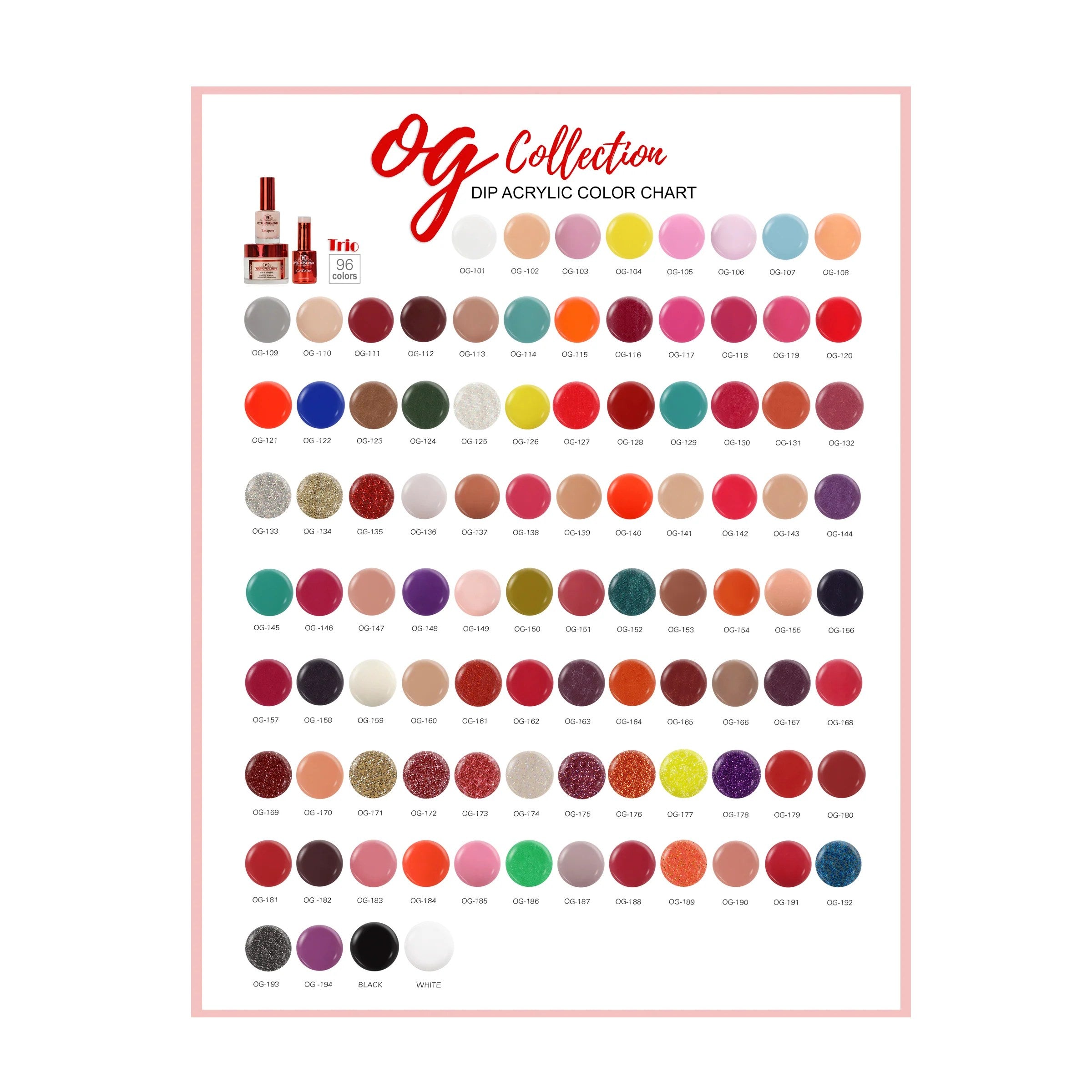 Notpolish - OG Dip Powder Collection (#161 - #221)