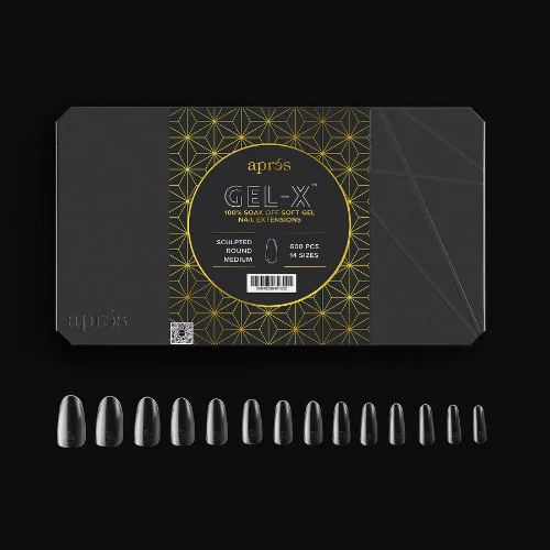 Apres Gel-X Tips 2.0 - SCULPTED Round 600pcs