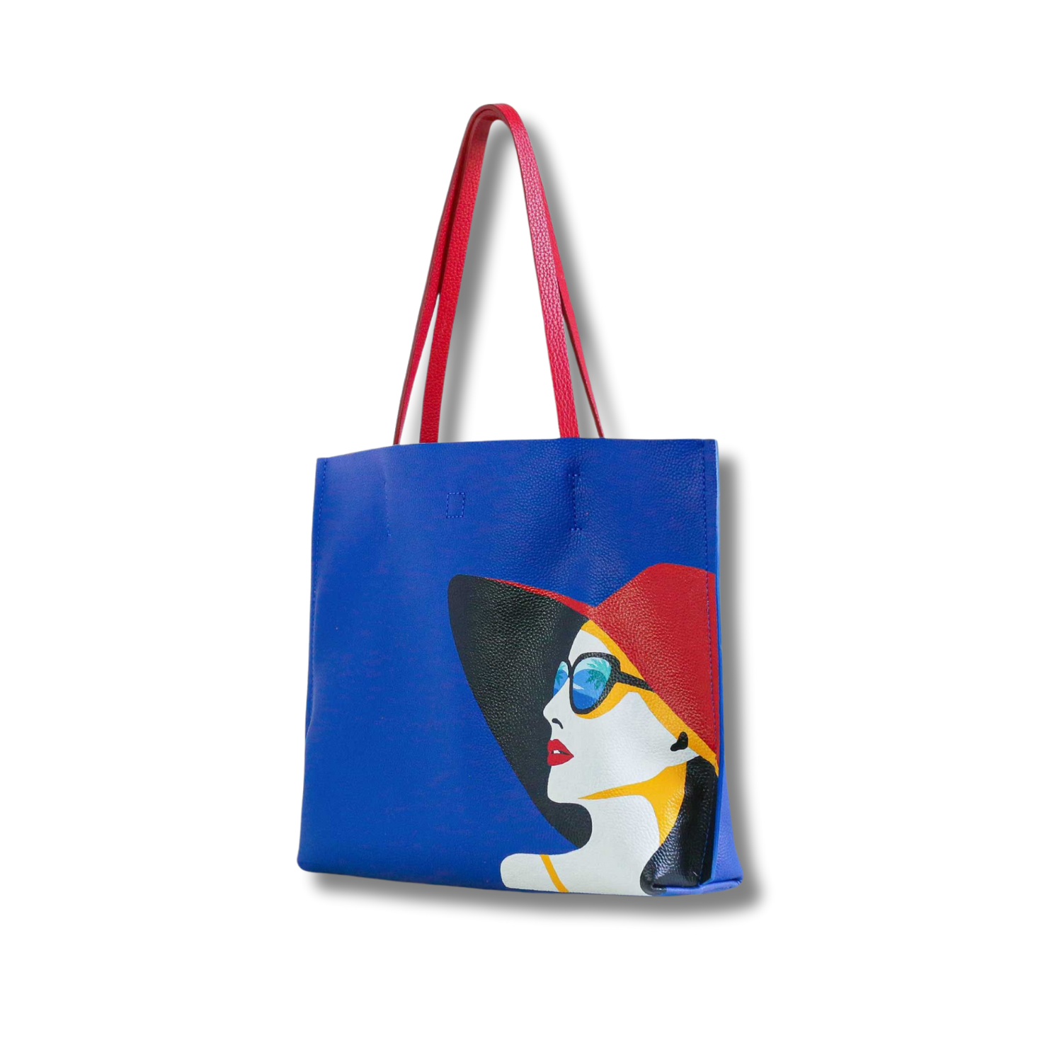 Soft Tote Hand Bag With Drawstring Colorful Custom