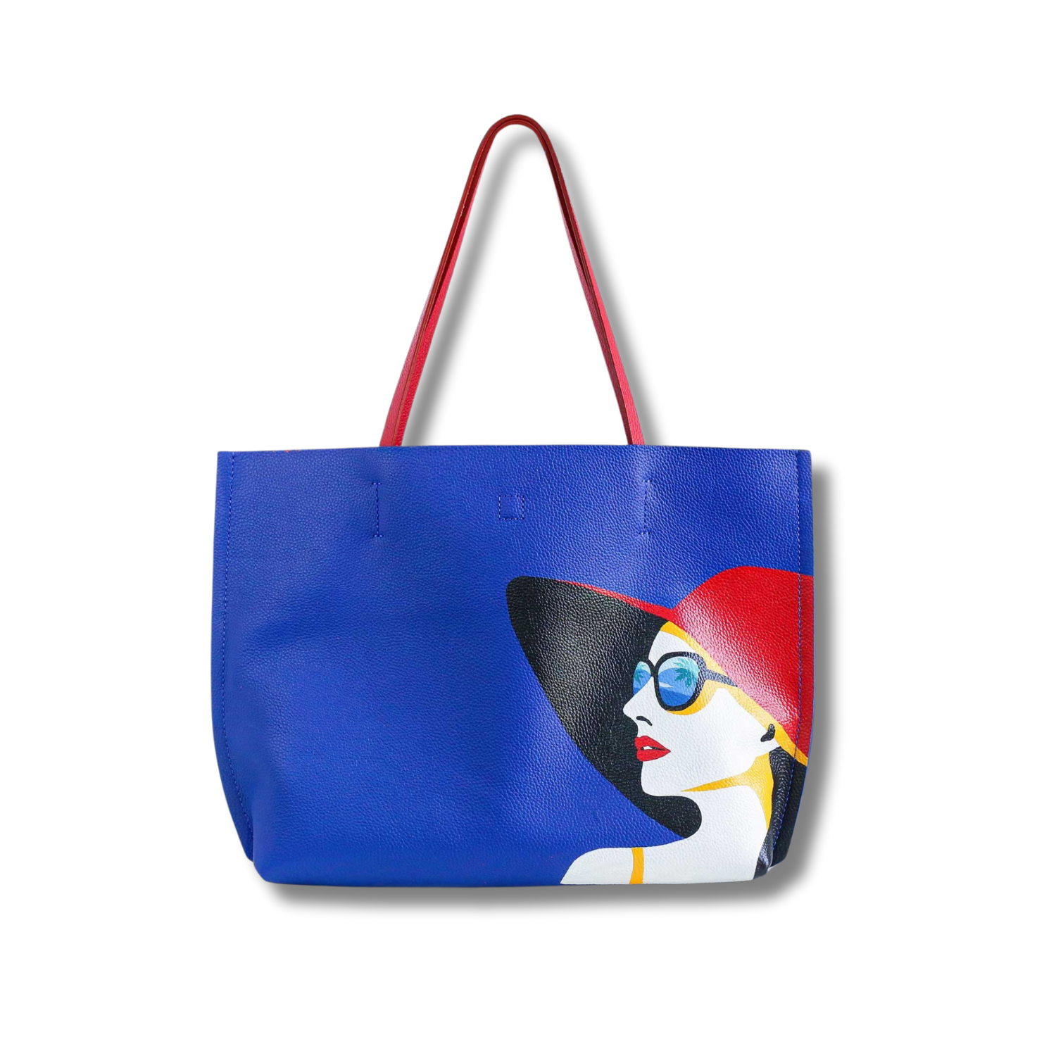 Soft Tote Hand Bag With Drawstring Colorful Custom