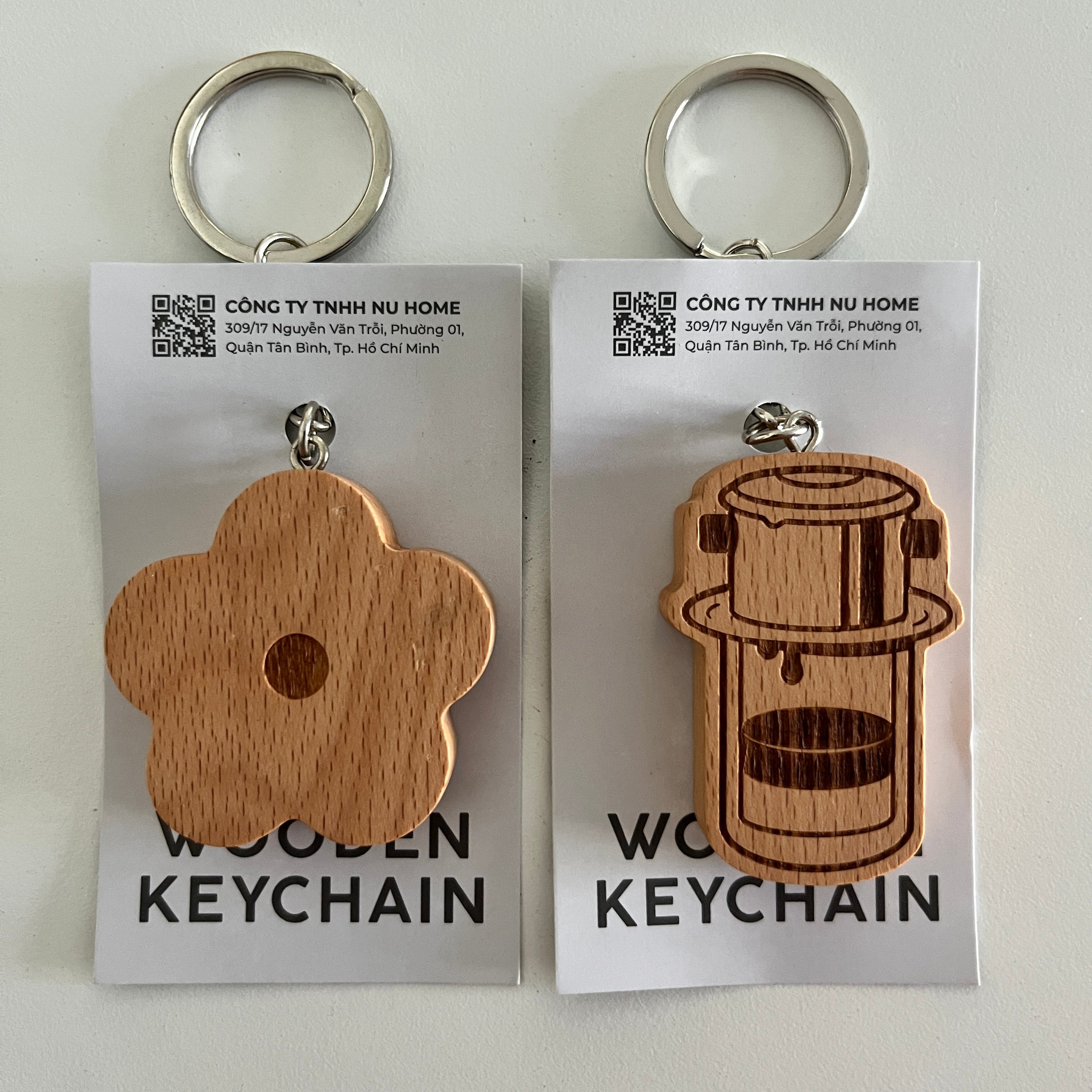 Wooden Keychain For Decoration