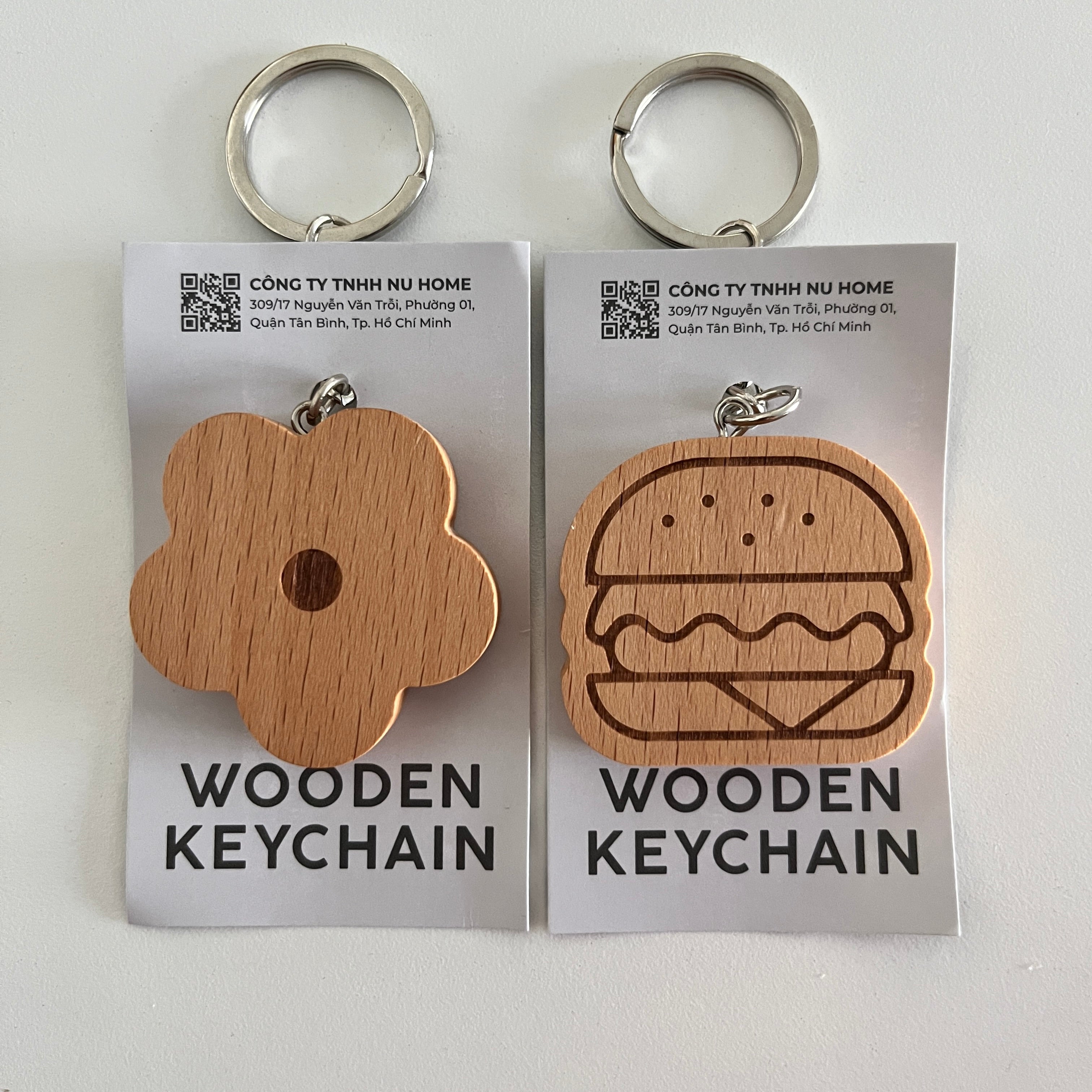 Wooden Keychain For Decoration