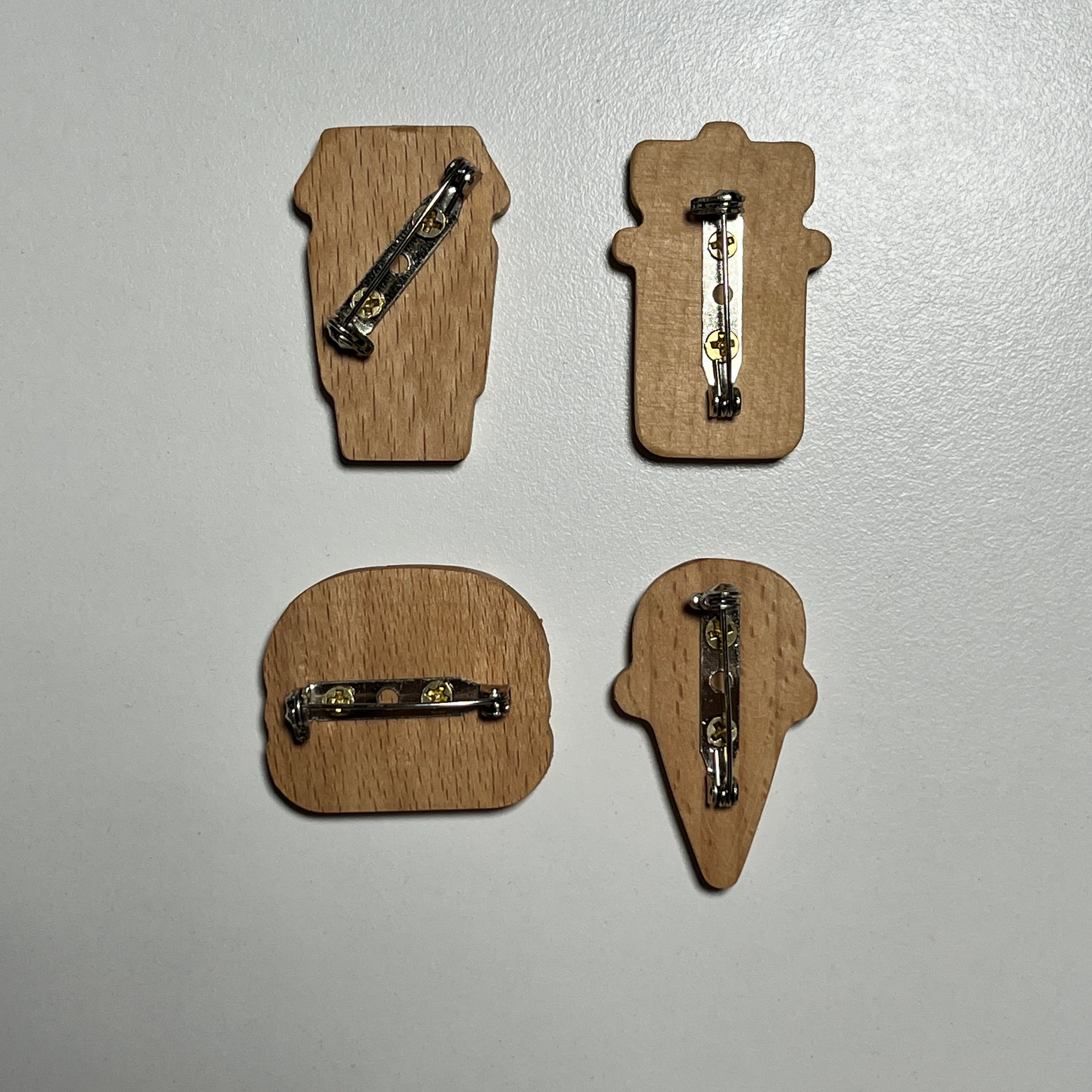 Wooden Pin For Decoration