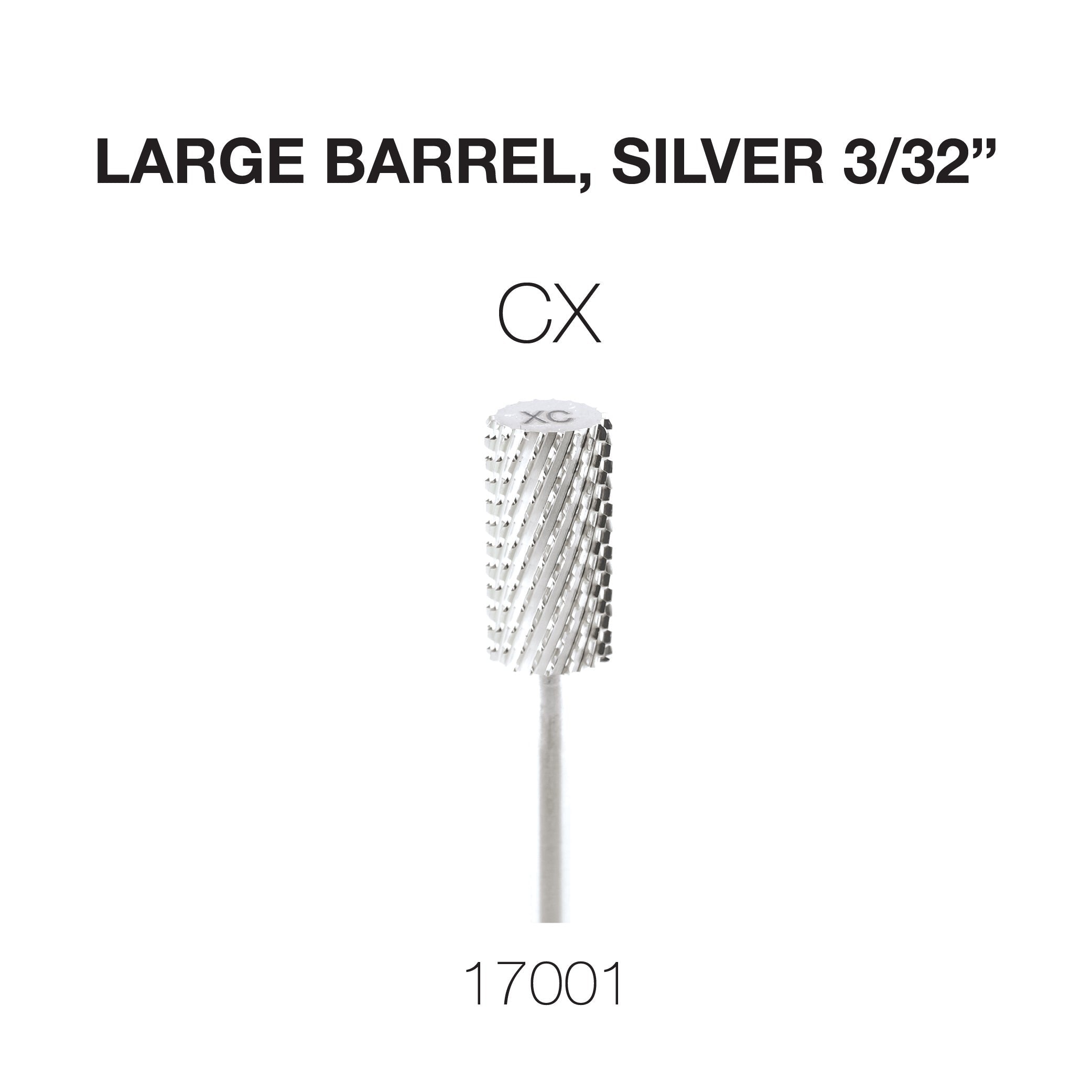 Cre8tion - Carbide Silver - Small & Large - 3/32 - Original
