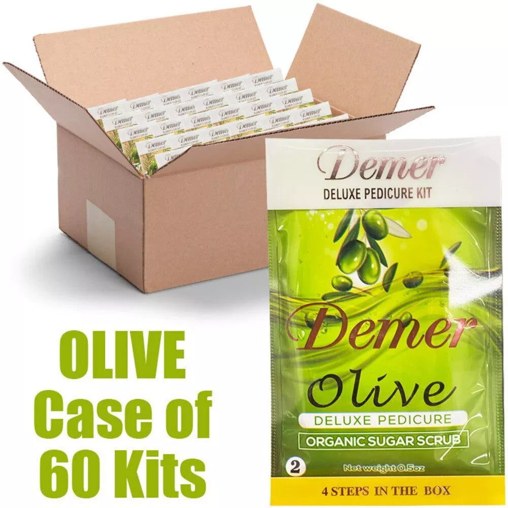 Demer - Pedicure Deluxe 4in1 (Case 60 Boxes) - Olive