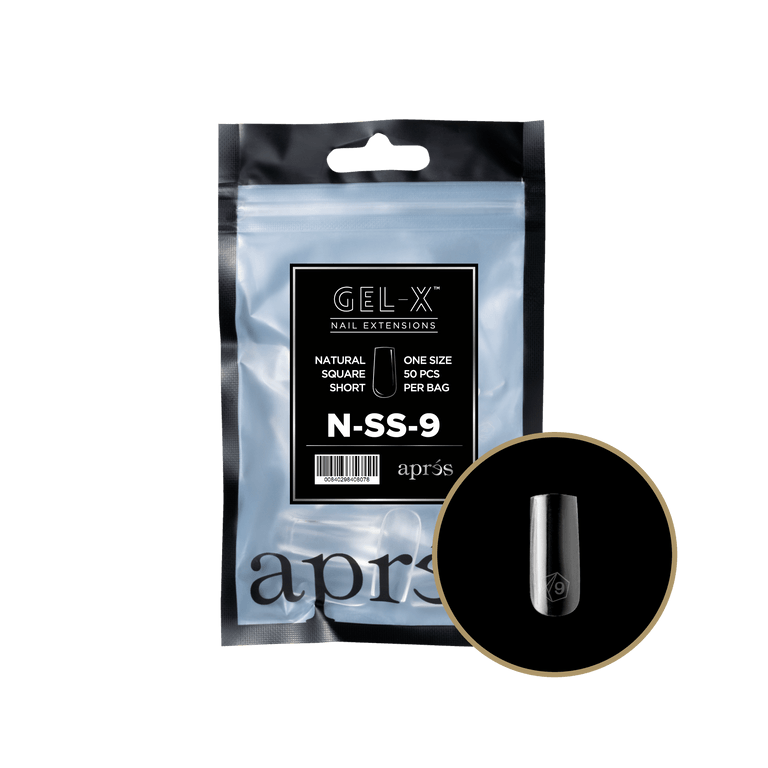 Apres Gel-X Tips 2.0 - NATURAL Square Refill Bag