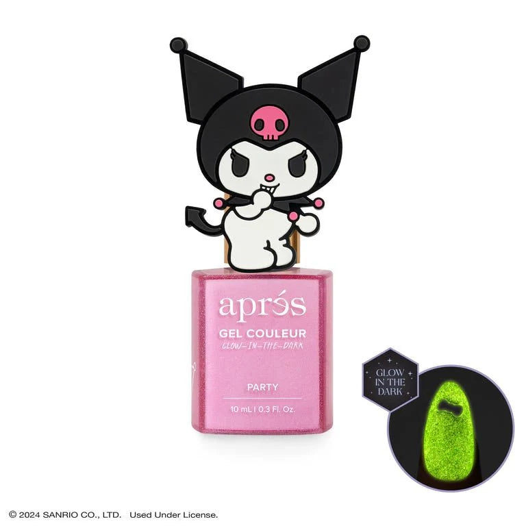 Apres x Kuromi Naughty and Nice - Flash Glitter - Gel Couleur 10ml