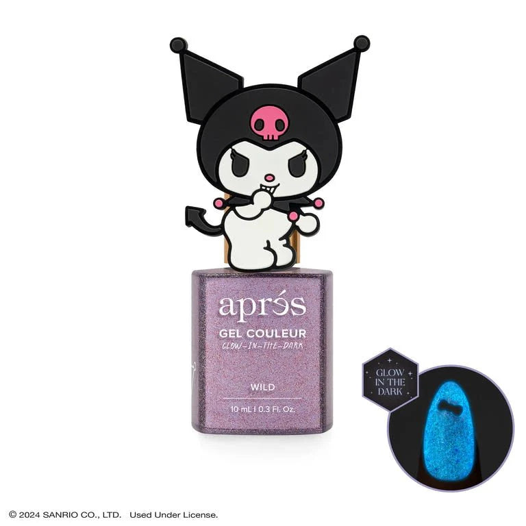 Apres x Kuromi Naughty and Nice - Flash Glitter - Gel Couleur 10ml