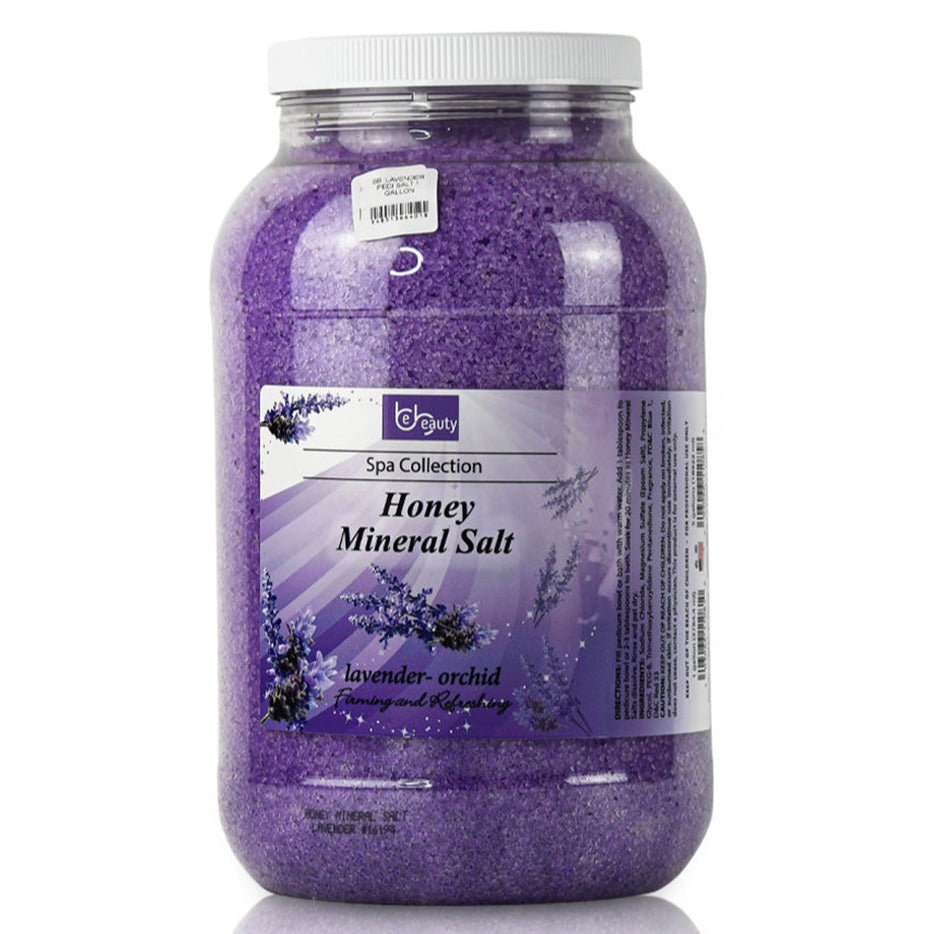 BeBeauty - Honey Mineral Salt - Lavender Orchid (Gallons)