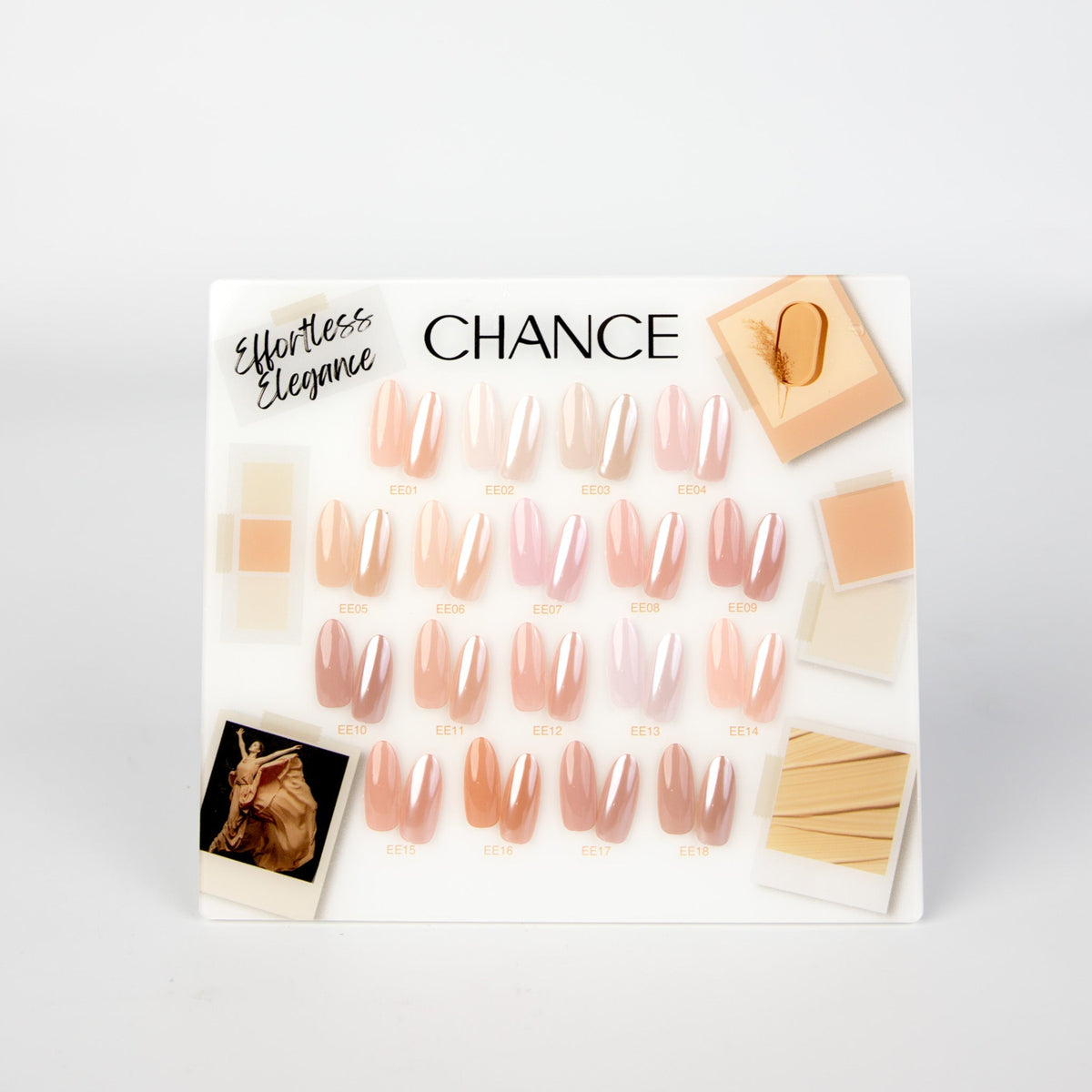 Chance Counter Display Color Chart - Effortless Elegance Collection 18