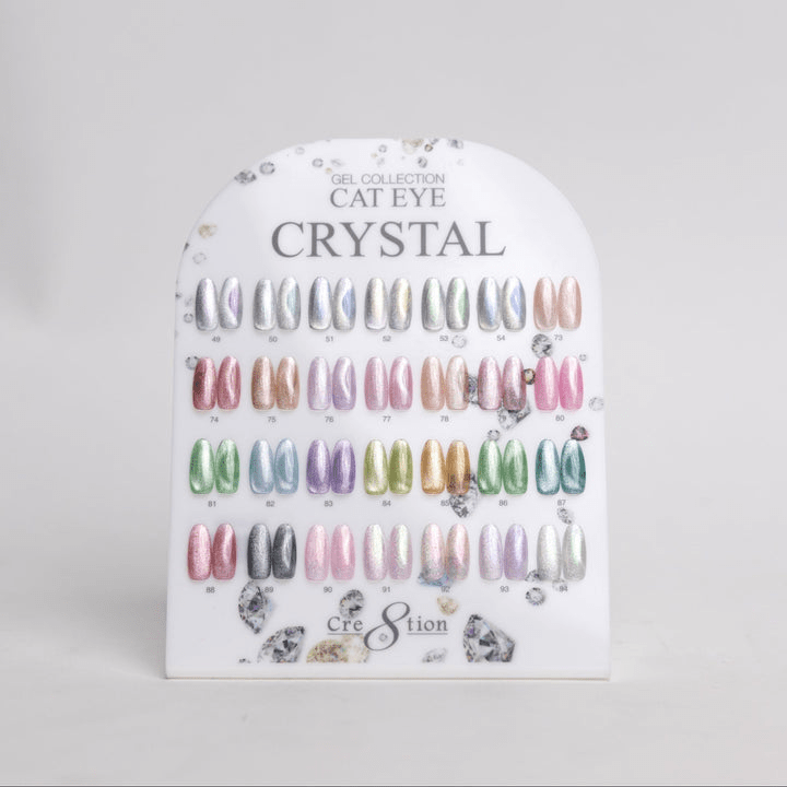 Cre8tion Counter Display Color Chart - Cat Eye Crystal 28 colors (49-54 & 73-94)