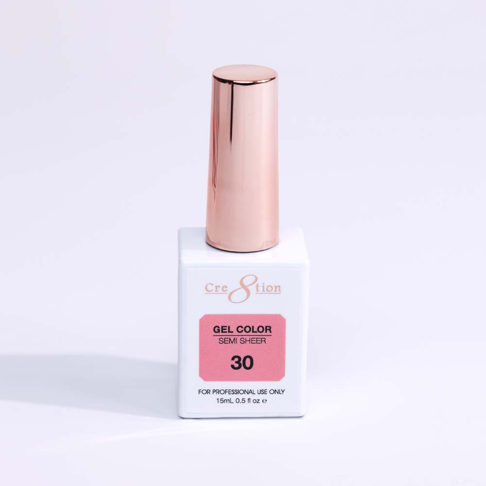 Cre8tion Hema Free Semi-Sheer Collection 0.5oz -  Coral Color
