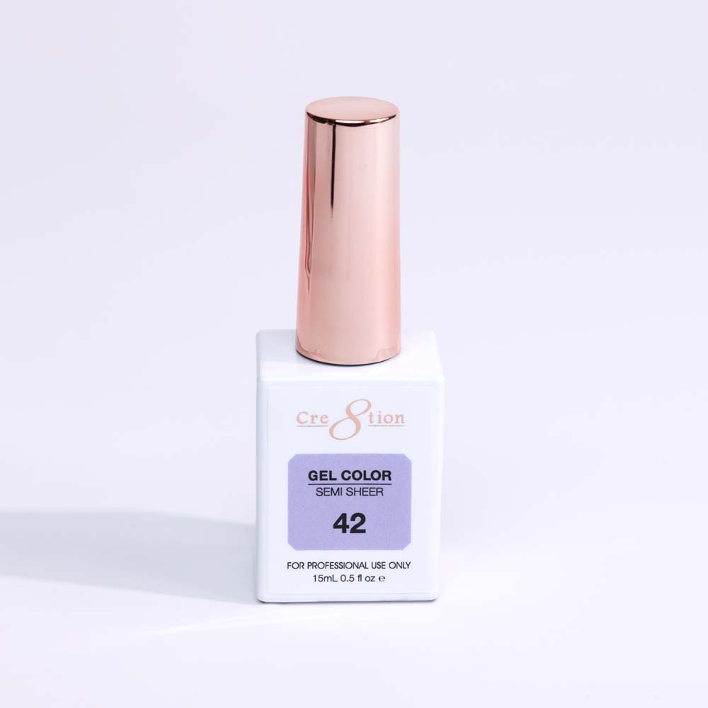 Cre8tion Hema Free Semi-Sheer Collection 0.5oz - Mauve Color