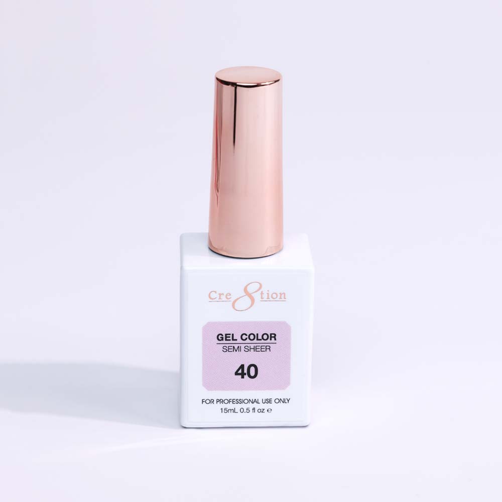 Cre8tion Hema Free Semi-Sheer Collection 0.5oz - Mauve Color