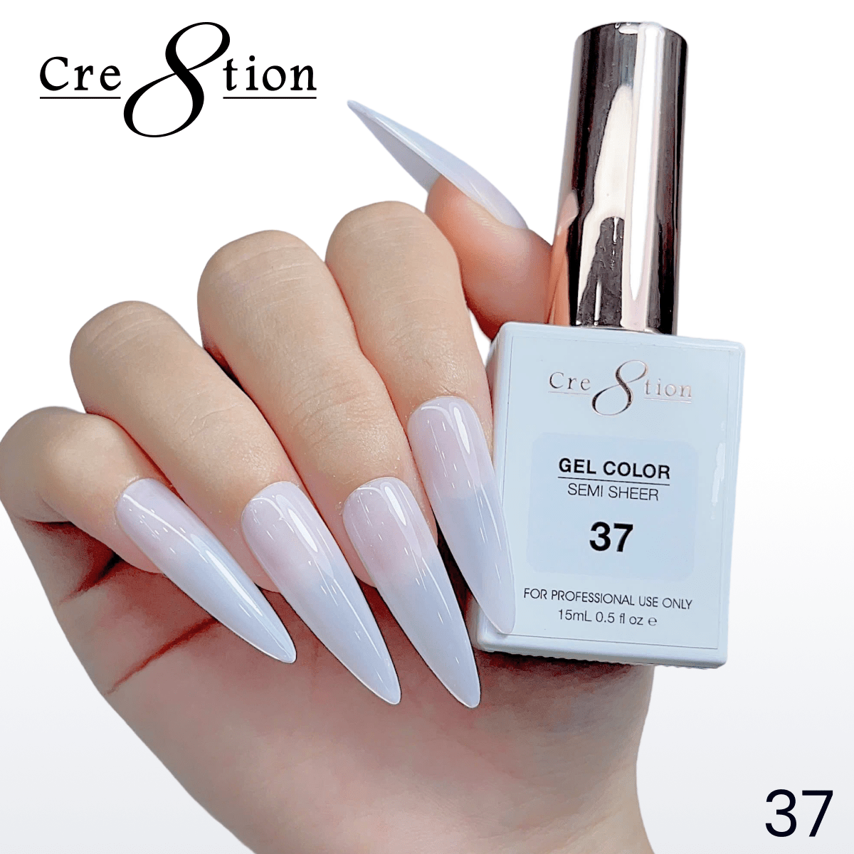 Cre8tion Hema Free Semi-Sheer Collection 0.5oz - Mauve Color