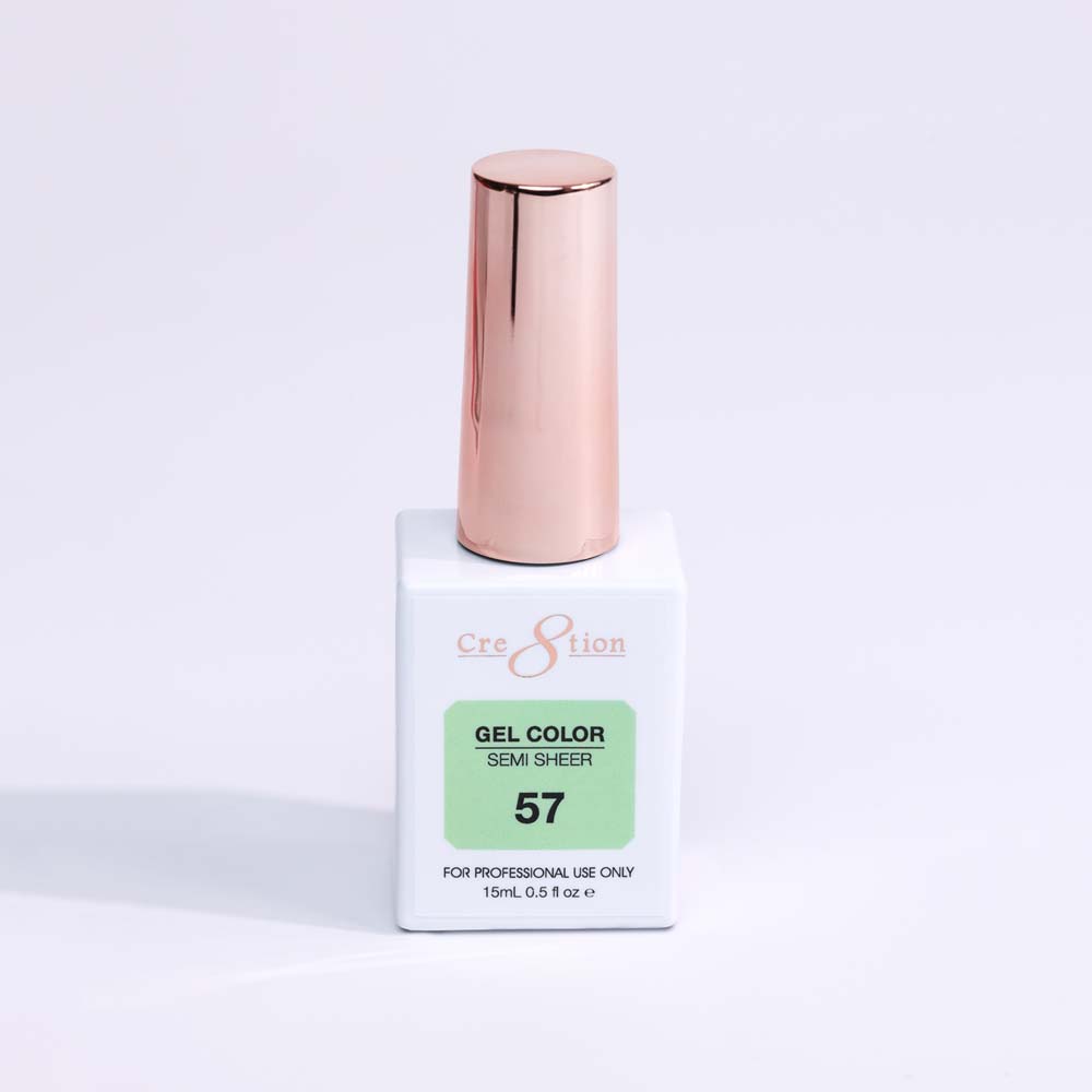 Cre8tion Hema Free Semi-Sheer Collection 0.5oz - Mint Sky Color