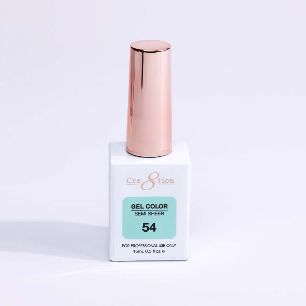 Cre8tion Hema Free Semi-Sheer Collection 0.5oz - Mint Sky Color