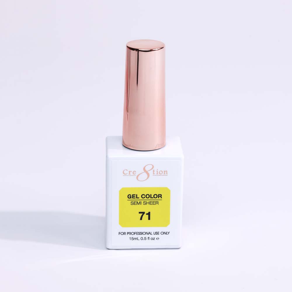 Cre8tion Hema Free Semi-Sheer Collection 0.5oz - Neon Color