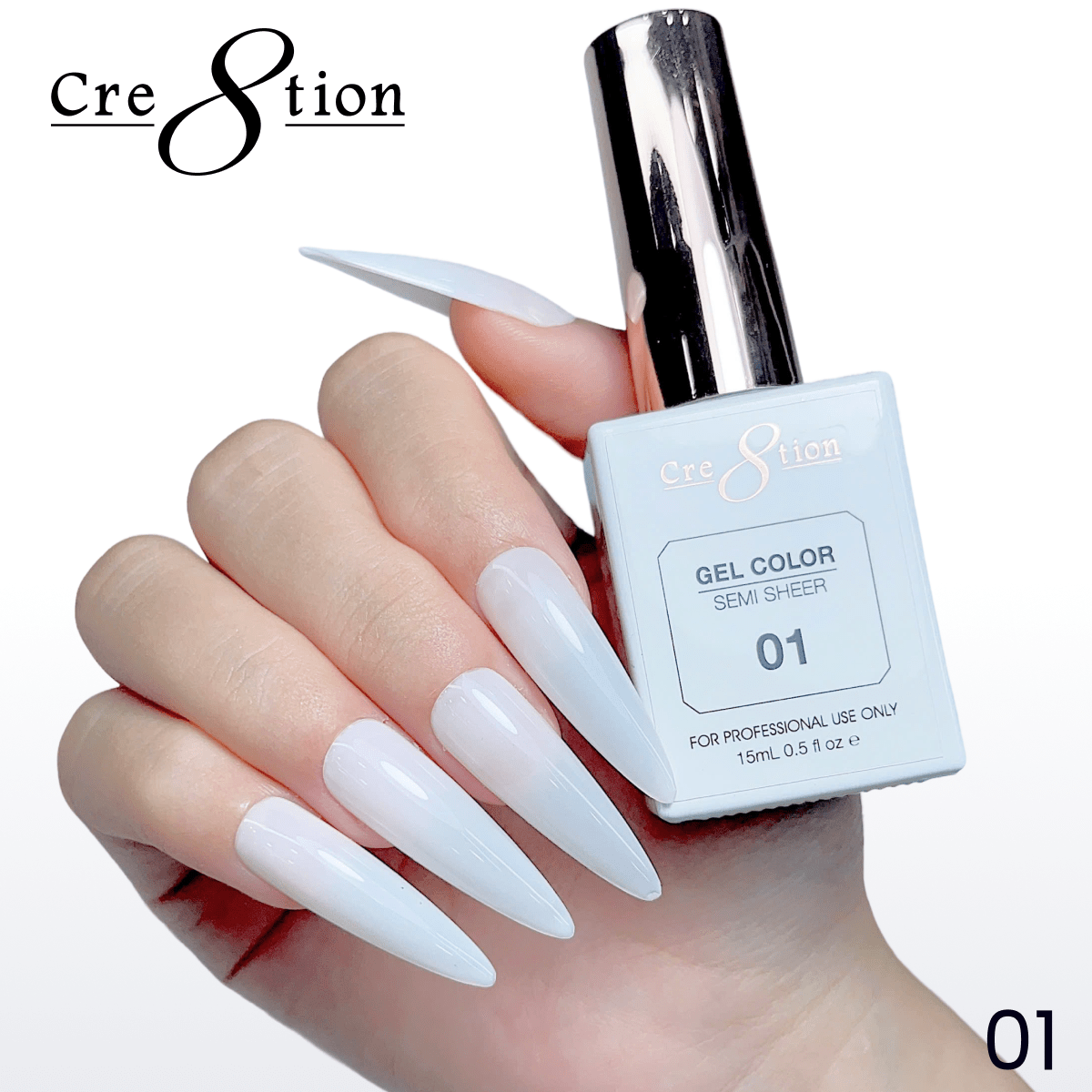 Cre8tion Hema Free Semi-Sheer Collection 0.5oz - Nude Color