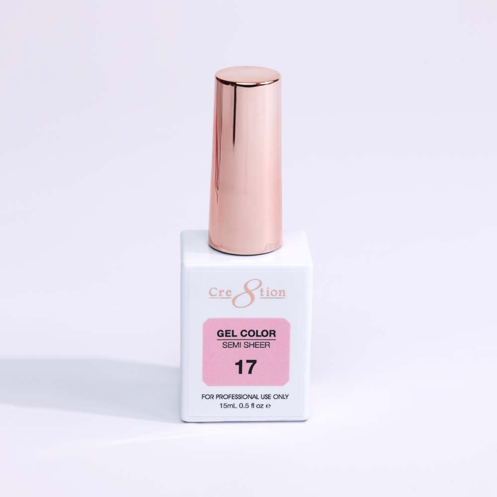 Cre8tion Hema Free Semi-Sheer Collection 0.5oz - Pink Color