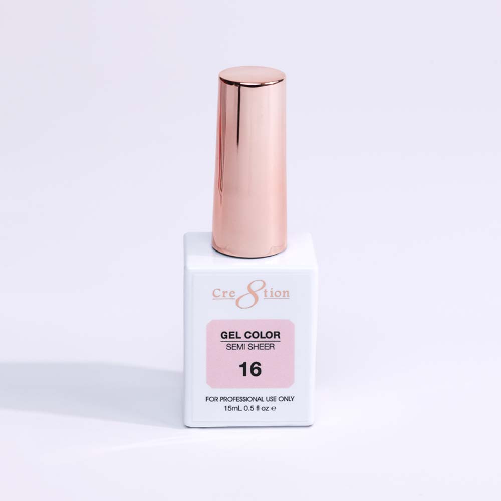 Cre8tion Hema Free Semi-Sheer Collection 0.5oz - Pink Color