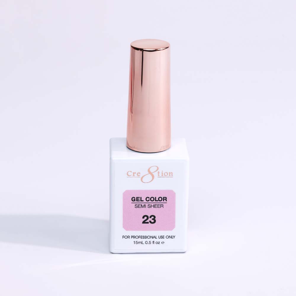 Cre8tion Hema Free Semi-Sheer Collection 0.5oz - Pink Color