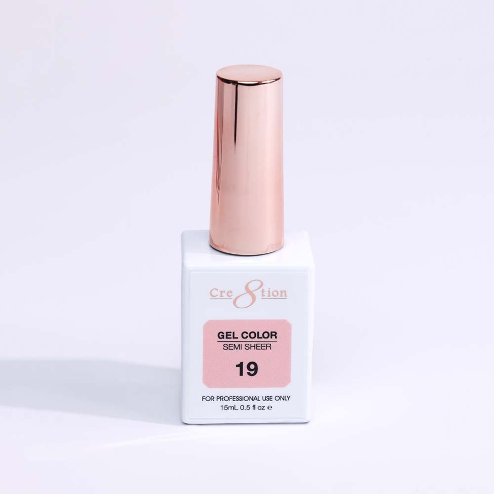 Cre8tion Hema Free Semi-Sheer Collection 0.5oz - Pink Color