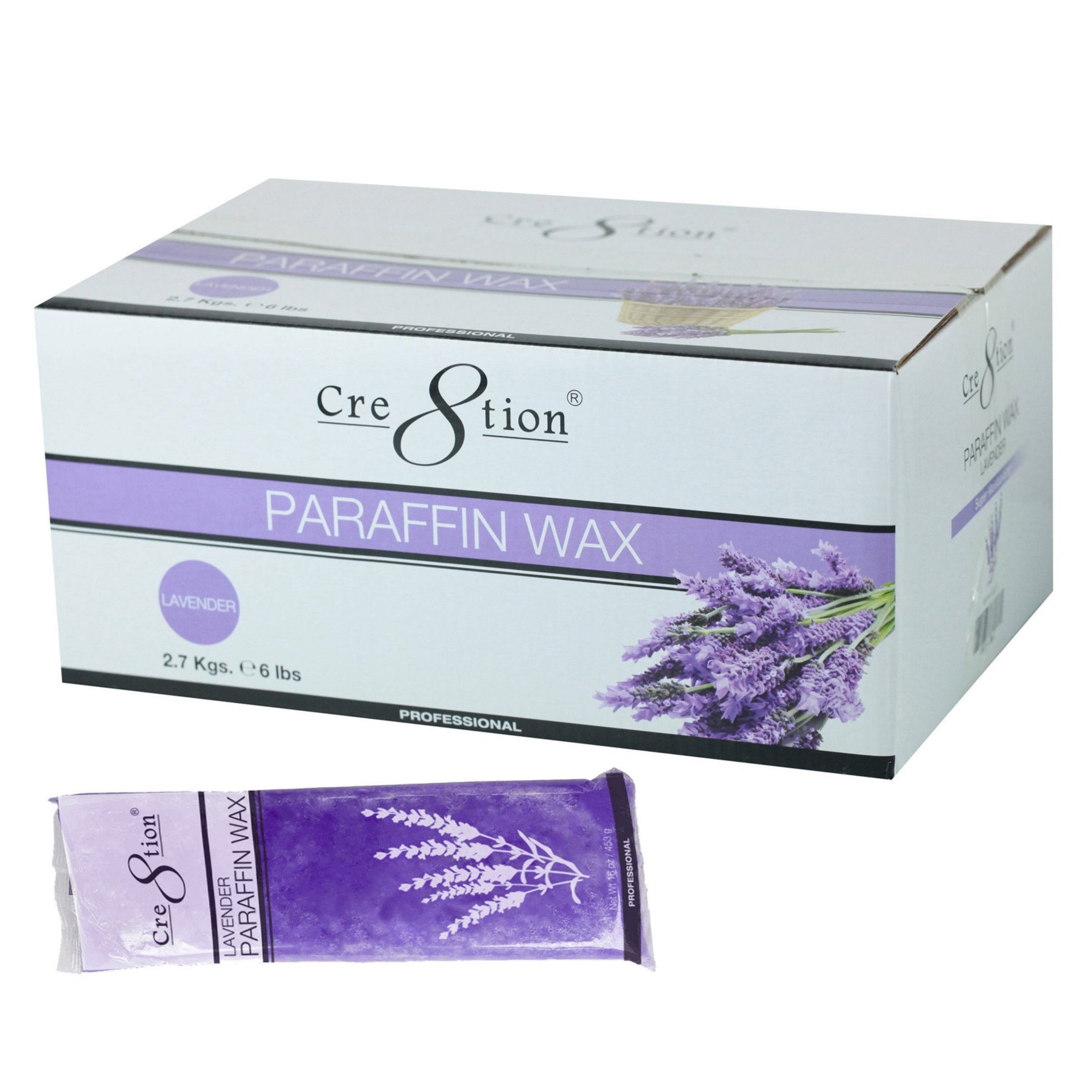 Cre8tion - Paraffin Wax Lavender, Peach (Case 36lbs)