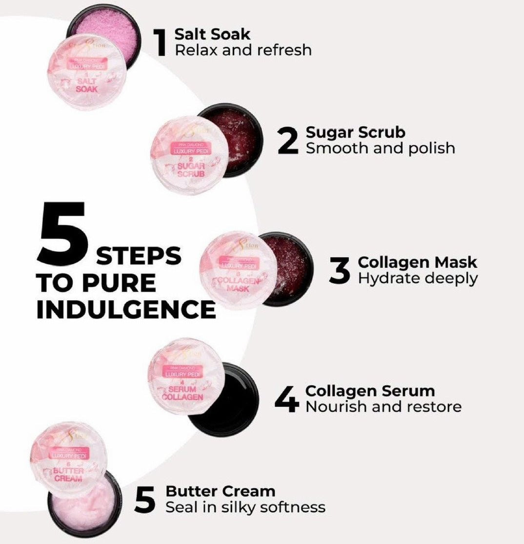 Cre8tion Luxury Pink Diamond Pedicure Spa