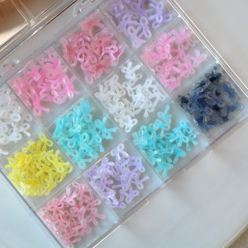 Cre8tion Nail Art Accessory Jelly Large Bows 11