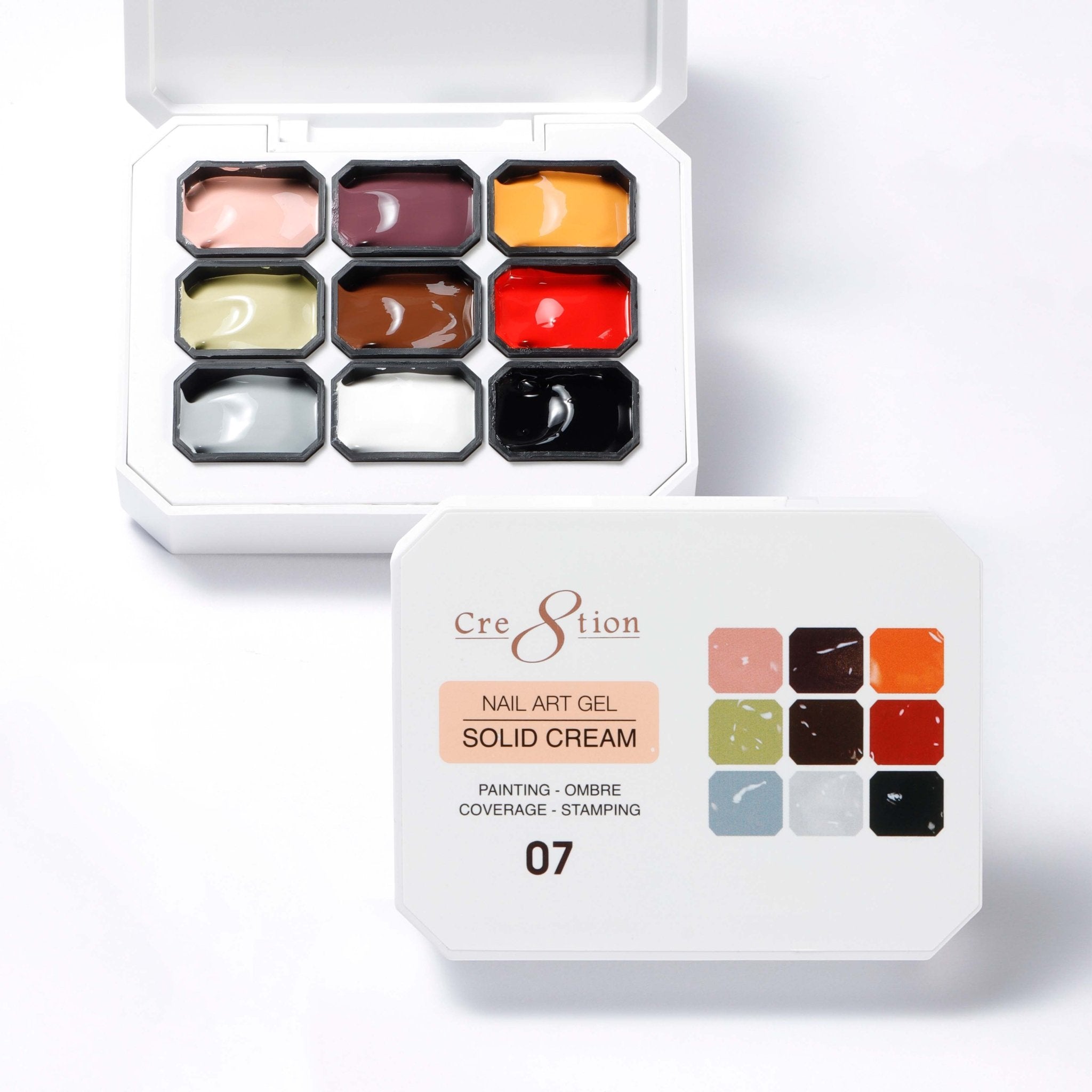 Cre8tion Nail Art Gel - Solid Cream - 07