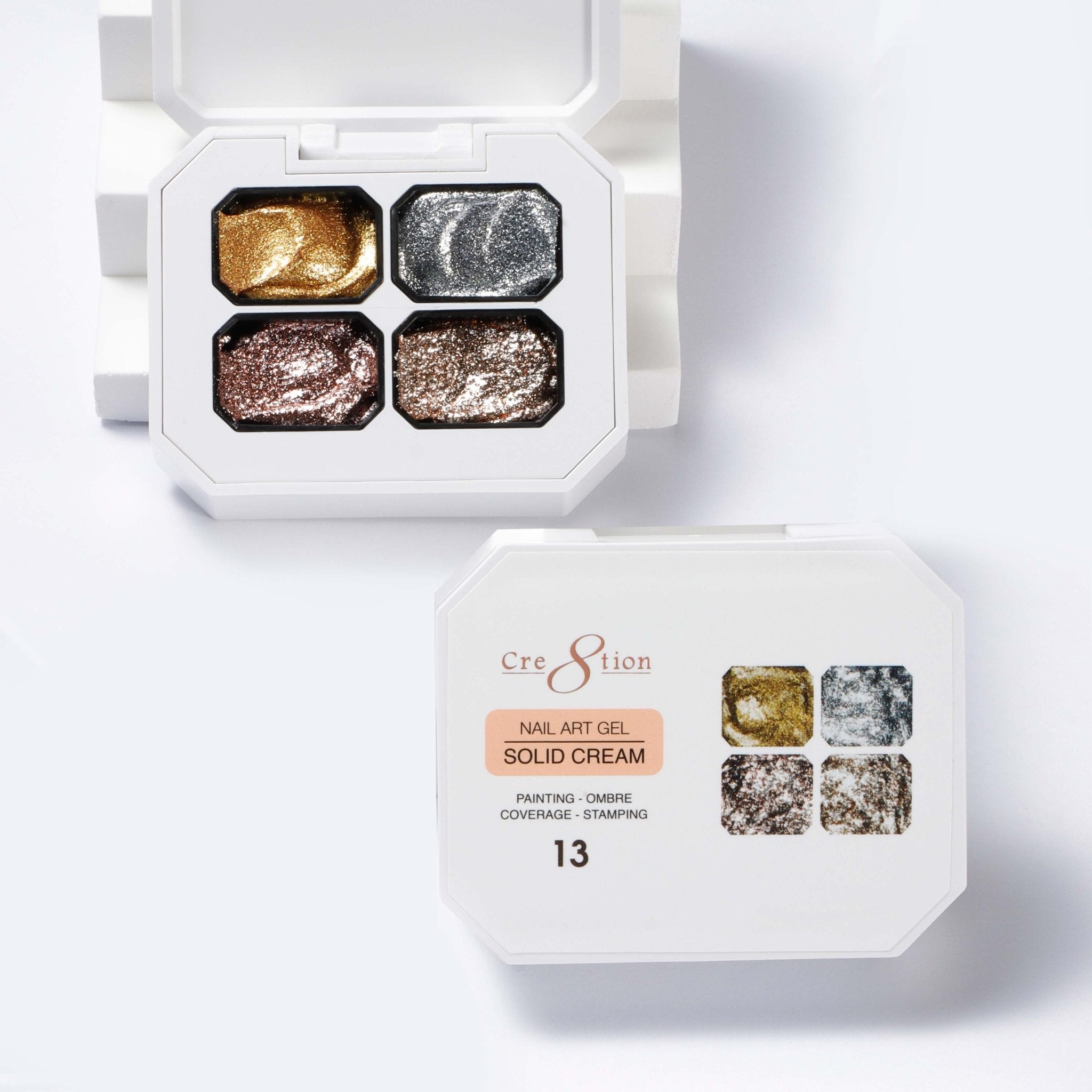 Cre8tion Nail Art Gel - Solid Cream - 13