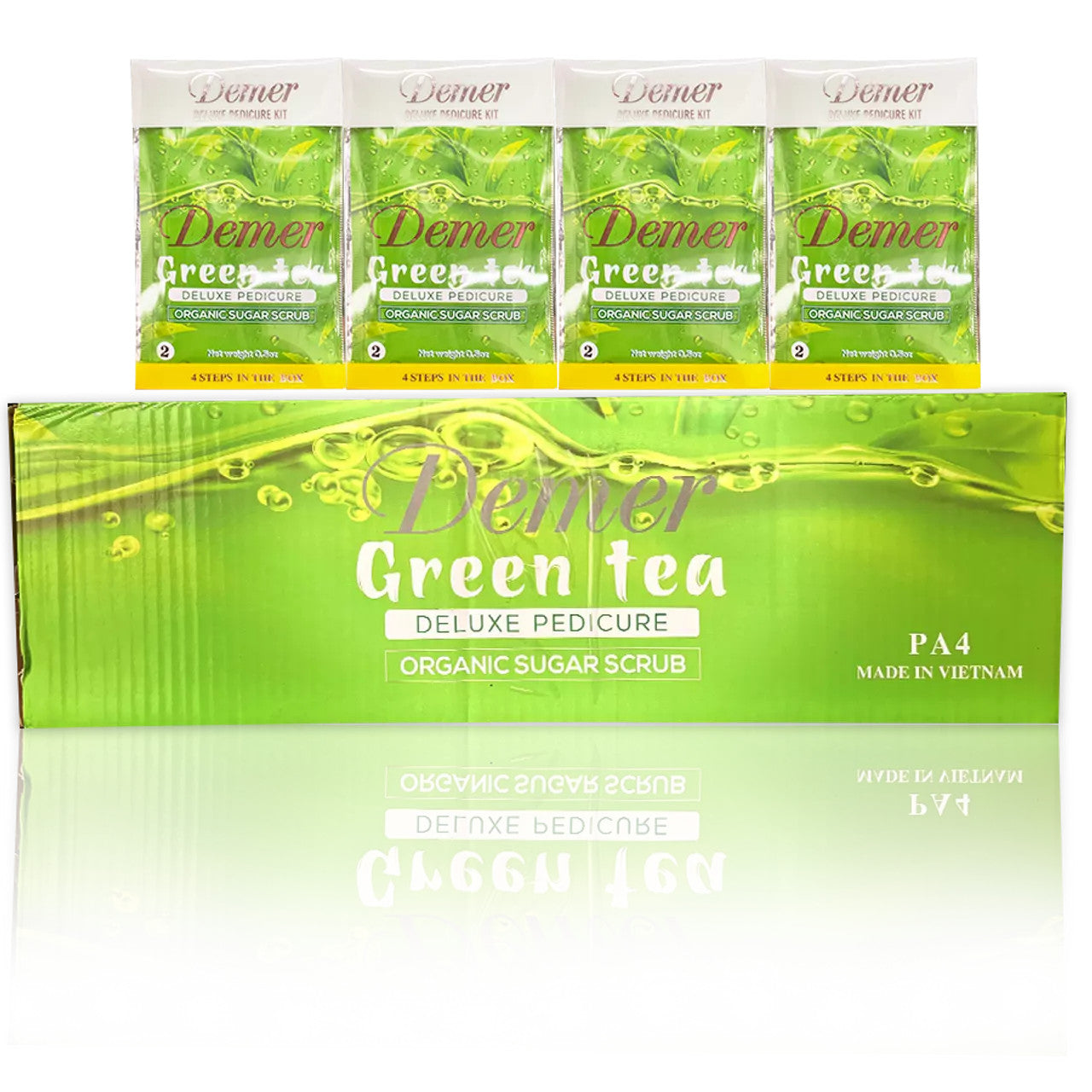 Demer - Pedicure Deluxe 4in1 (Case 60 Boxes) - Green Tea