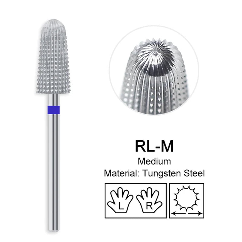 Nail Drill Bit 3/32 Inch Different Grind and Shape (60 Bits Variants)