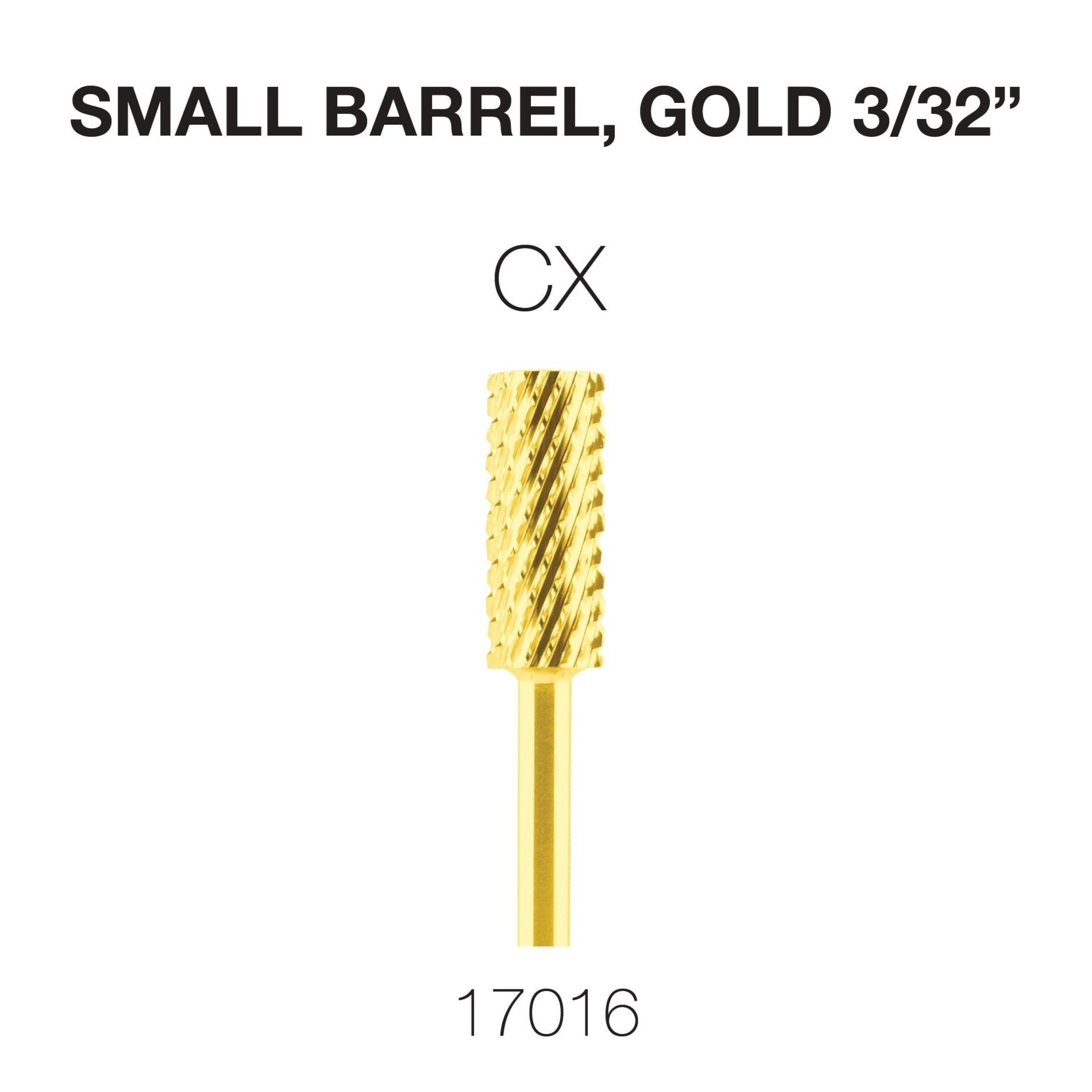 Cre8tion - Carbide Gold - Small and Large - 3/32 - Original