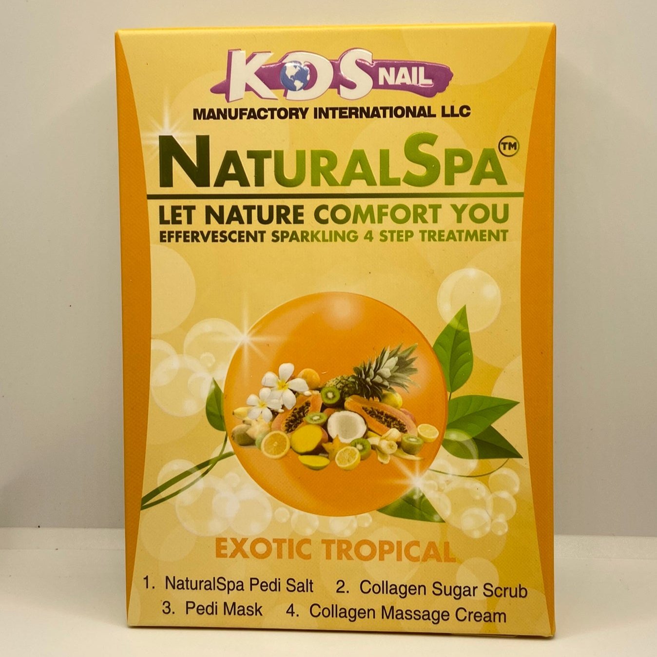 KDS - Pedicure Deluxe  4in1 (Case 88 Boxes) - Exotic Tropical