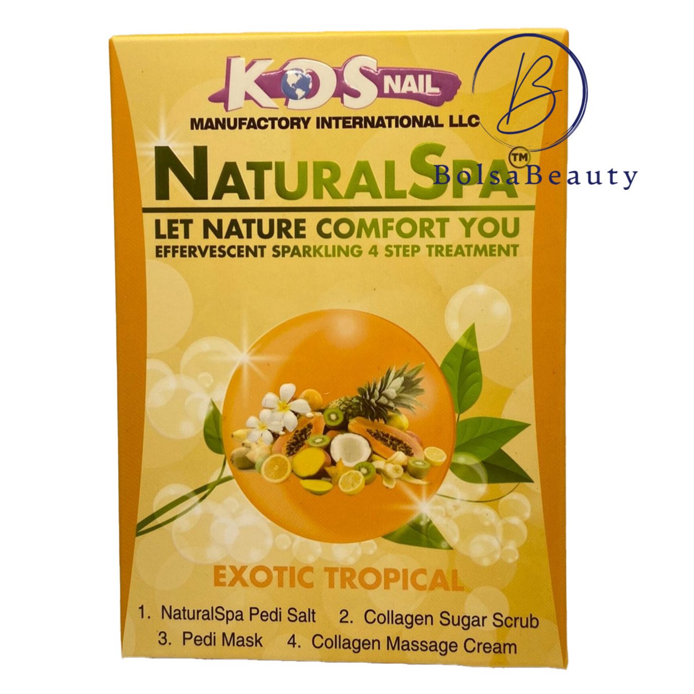 KDS - Pedicure Deluxe  4in1 (Case 88 Boxes) - Exotic Tropical