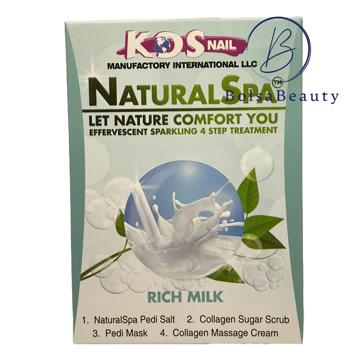 KDS - Pedicure Deluxe  4in1 (Case 88 Boxes) - Rich Milk