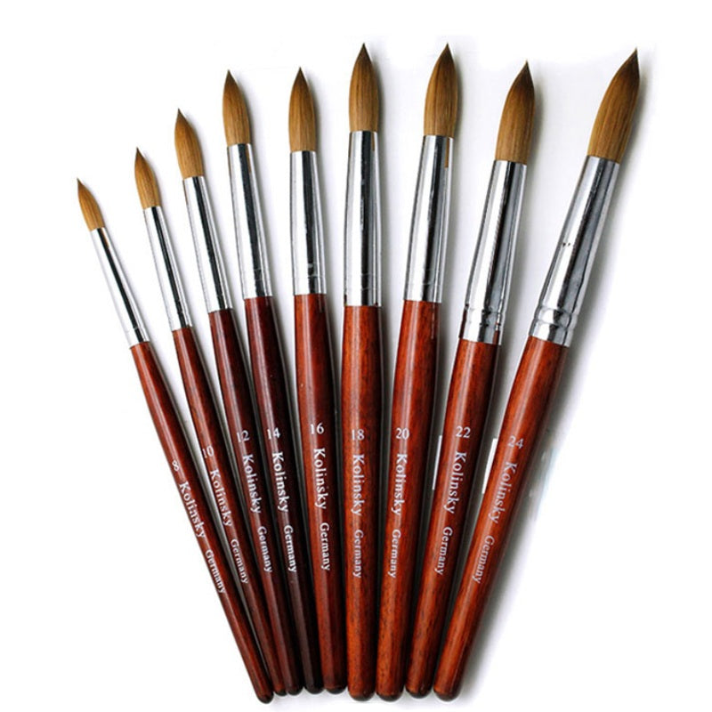 Cali - Acrylic Brush Kolinsky Germany (#10 - #22)