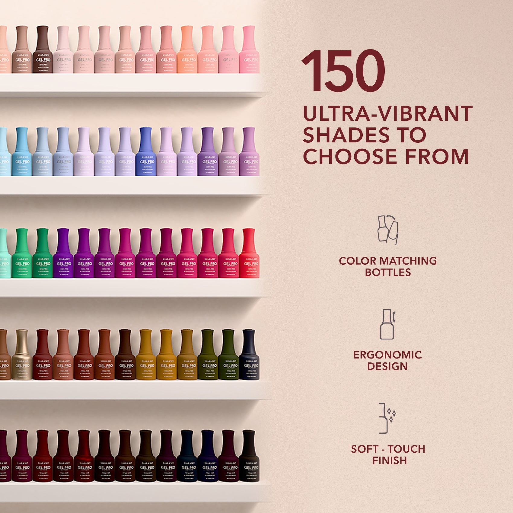 Kiara Sky HEMA-Free Gel Pro Polish – #005 Wing It 0.5oz (15ml)