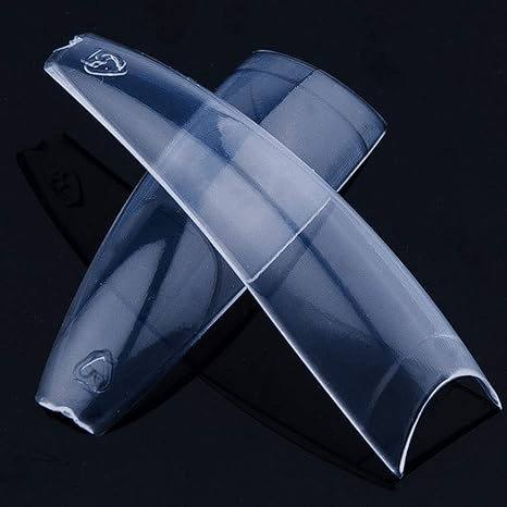 Lamour Coffin Nail Tips - Clear Color - Box 100 Tips