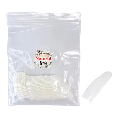 LAMOUR Natural Tips - Size #9 (50pcs/bag)