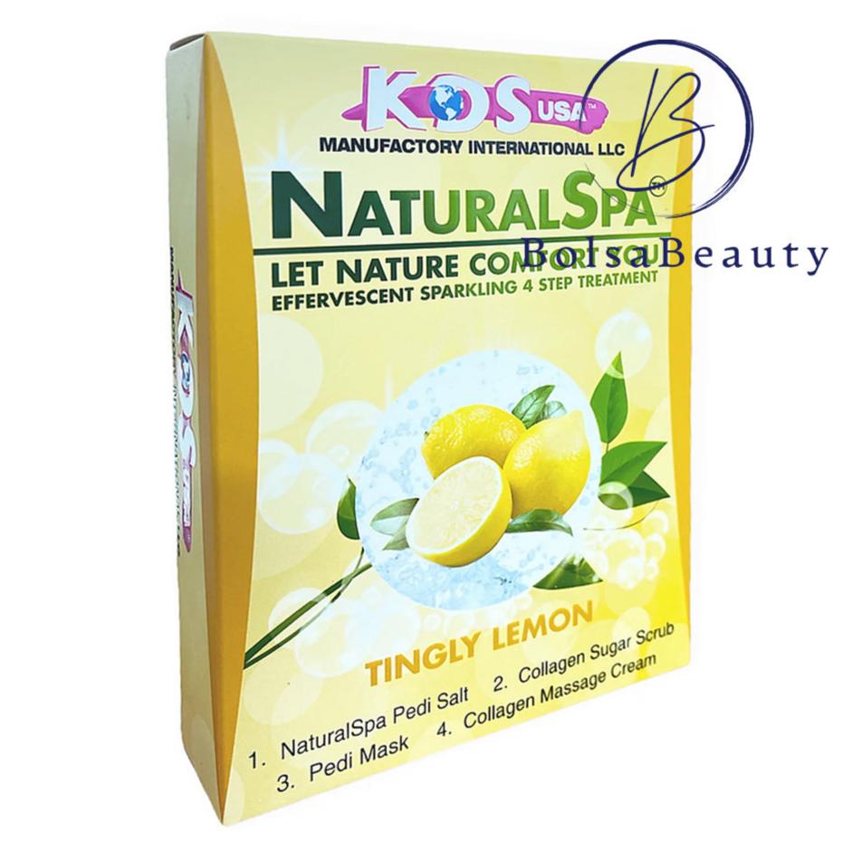 KDS - Pedicure Deluxe  4in1 (Case 88 Boxes) - Tingly Lemon