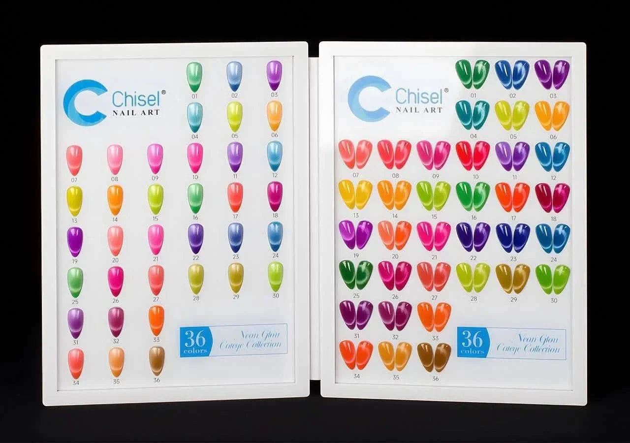 Chisel Neon Glow Cat Eye 36 Colors -  Free sample + Magnet