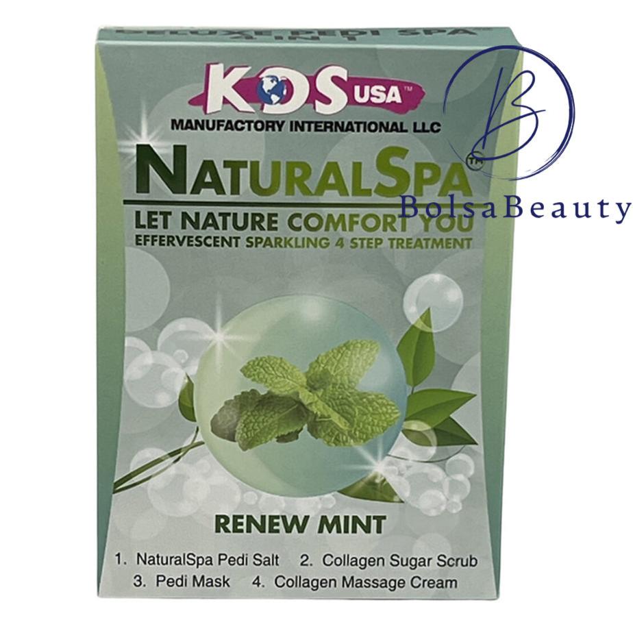 KDS - Pedicure Deluxe  4in1 (Case 88 Boxes) - Renew Mint